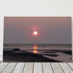 Meols sunset with reflection